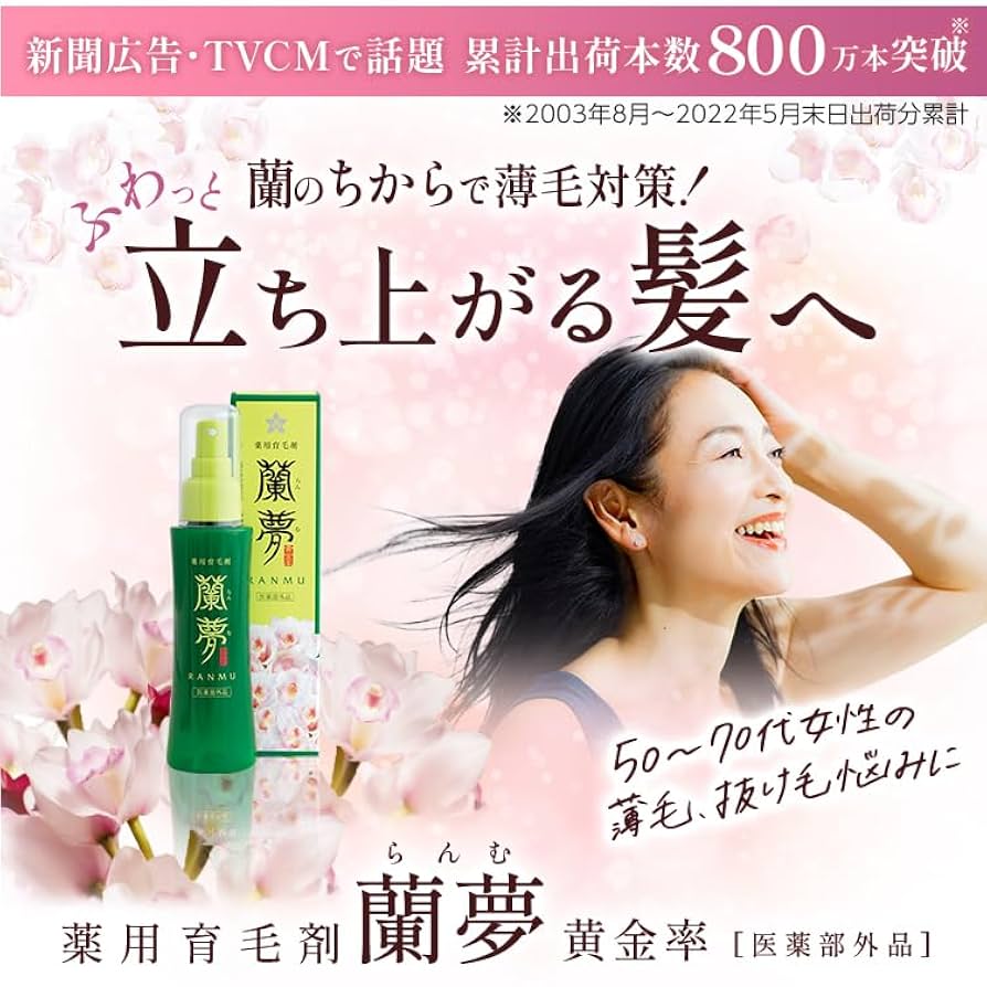 Amazon | 【シリーズ累計1000万本突破】 蘭夢黄金率 100ml 単品